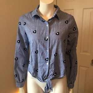 Floral Button Up